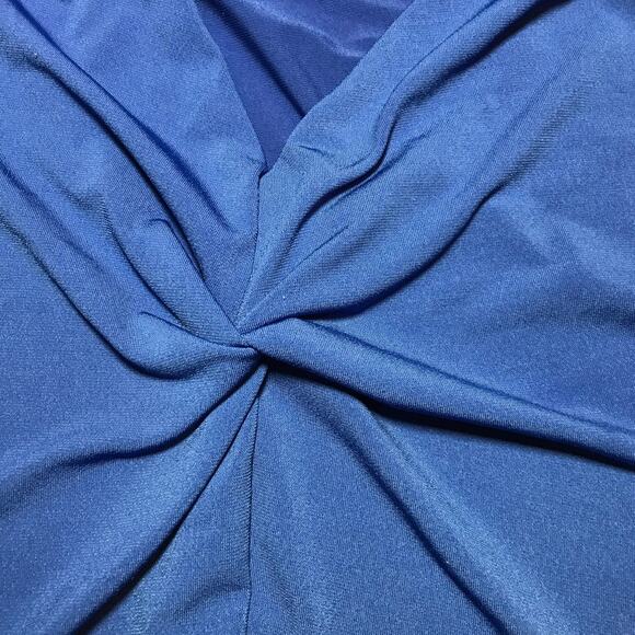 Bulotus Center Gathered V-neck Sleeveless Stretch Blouse L - Picture 6 of 7